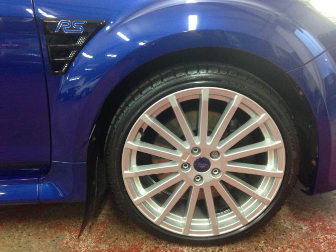 Blue Focus RS Wheel and Arch